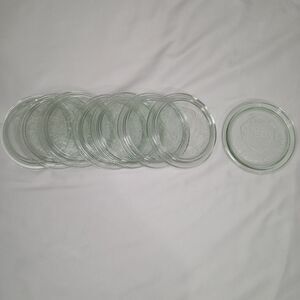 WECK Glass Canning Lids Rundrand-Glas 100 Strawberry Set Of 8